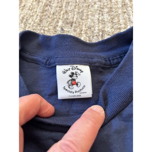 Walt Disney T-Shirt Adult L Blue Classic Toons Magic Music Days Vintage USA - Picture 6 of 7